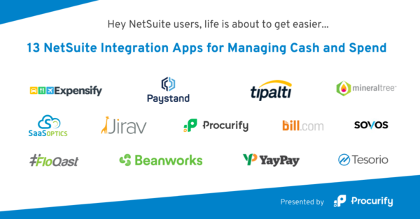 12 NetSuite Integration Apps for Managing Cash